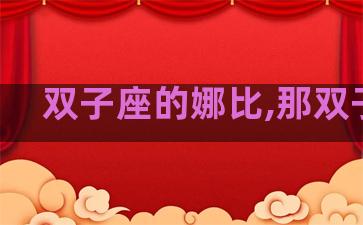 双子座的娜比,那双子呢