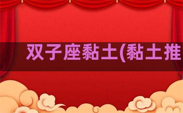 双子座黏土(黏土推荐)